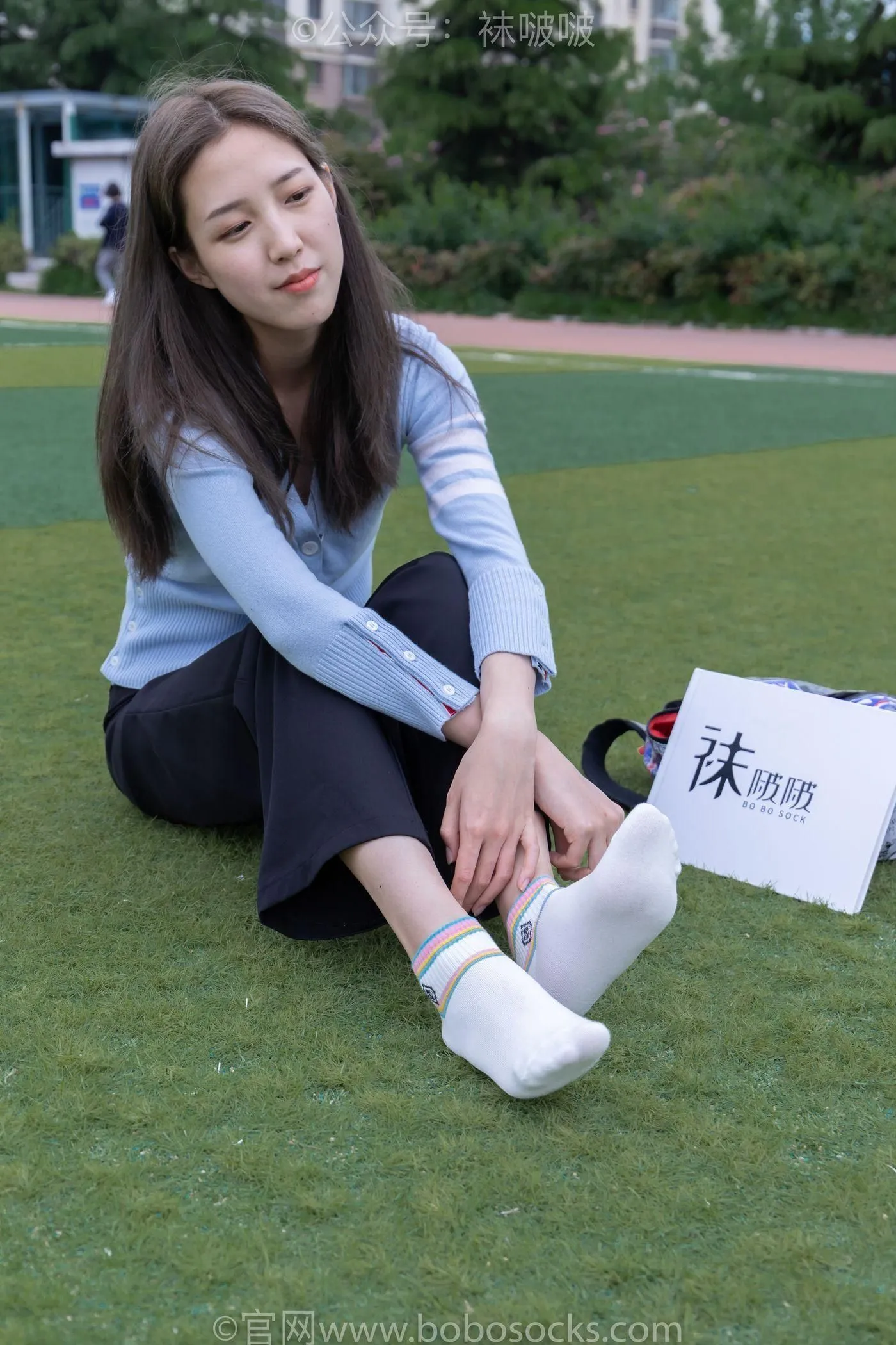 [BoBoSocks袜啵啵]NO.021 泡芙-板鞋、白棉袜、裸足 [131P]插图6